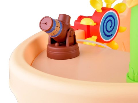 Stojący Plac Zabaw Piaskownica Łódka Pirata + puszcza bańki mydlane