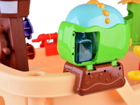 Stojący Plac Zabaw Piaskownica Łódka Pirata + puszcza bańki mydlane