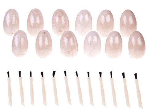 Zestaw Archeologiczny 12 Dużych Jaj + karty Odkryj Świat Dinozaurów