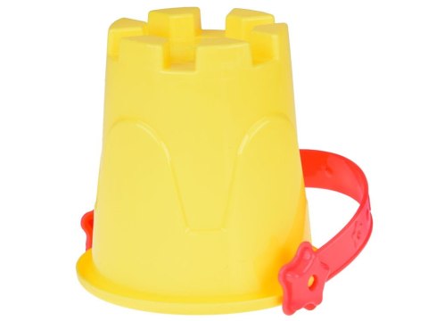 Zestaw zabawki do piasku wiaderko foremki grabki