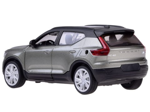 Auto metalowe Elektryczny crossover Volvo XC40 dźwięki światła