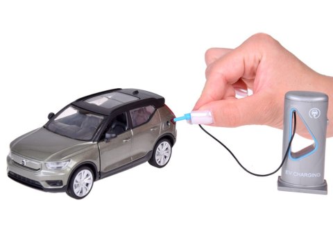 Auto metalowe Elektryczny crossover Volvo XC40 dźwięki światła