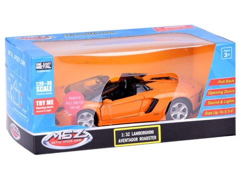 Auto metalowe model Lamborghini Aventador Roadster 1:32