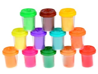 Ciastolina Zestaw plastyczny 12 sztuk kolorowa masa plastyczna