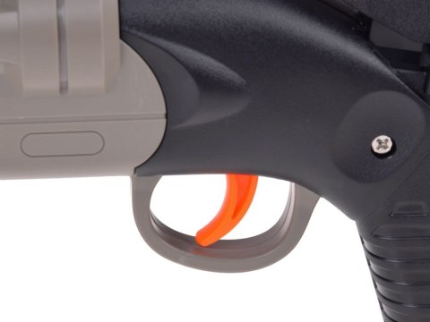 Duży karabin strzelba dubeltówka na naboje piankowe strzałki łuski