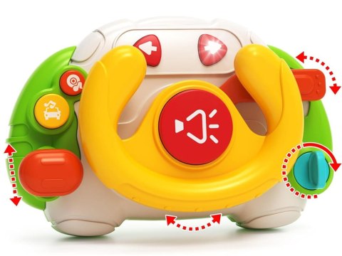 Interaktywna sensoryczna Kierownica dla dzieci światło, dźwięk