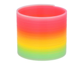 Kolorowa SPRĘŻYNKA antystresowa Tęczowa zabawka dla dzieci