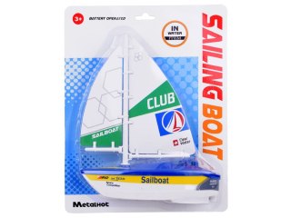 Kolorowa Żaglówka łódka do wody na baterie