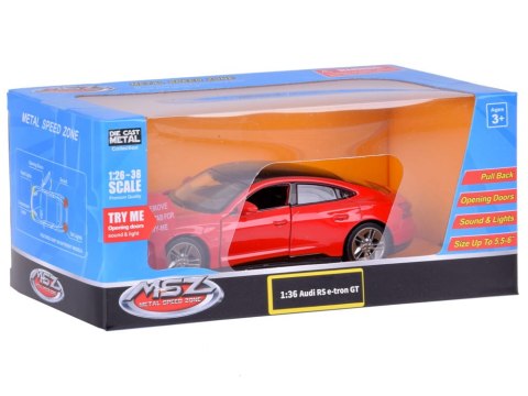 Model kolekcjonerski AUDI RS e-tron GT 1:36 metalowe auto dźwięki
