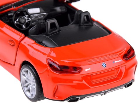 Model kolekcjonerski auto metalowe BMW Z4 M40i cabrio światła