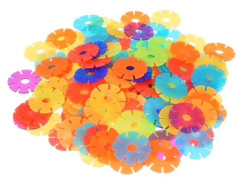 Zestaw kolorowe Klocki konstrukcyjne 3D 140 elementów dla dzieci