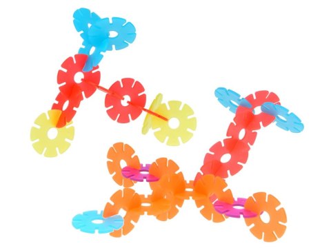 Zestaw kolorowe Klocki konstrukcyjne 3D 140 elementów dla dzieci