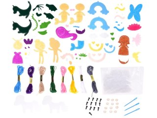 Zestaw kreatywny zrób to sam świat bajek filcowy zestaw