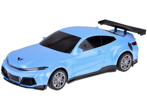 Autko + stacja ładowania Samochód elektryczny kolorowe światła