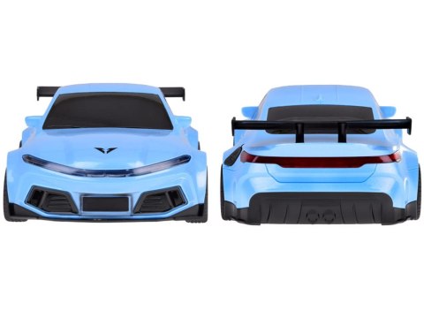 Autko + stacja ładowania Samochód elektryczny kolorowe światła