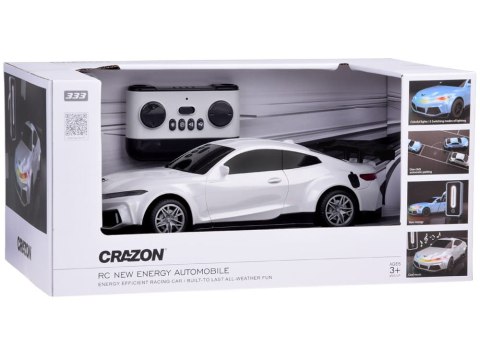 Autko + stacja ładowania Samochód elektryczny kolorowe światła