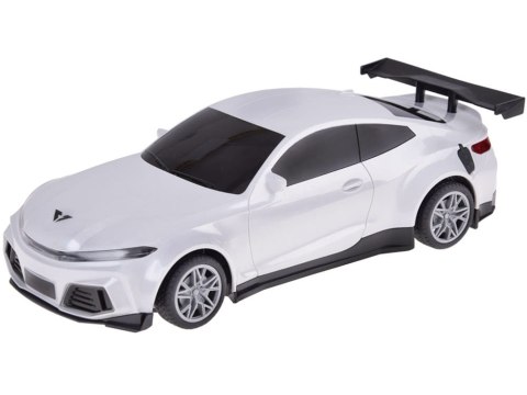 Autko + stacja ładowania Samochód elektryczny kolorowe światła