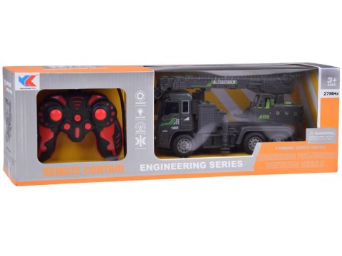 Auto budowalne Dźwig + światło Autko zdalnie sterowane pilotem