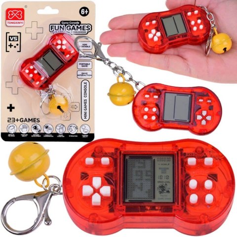 Mały Brelok Konsola z dzwoneczkiem - RETRO gry podróżne dla dzieci