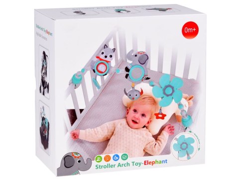 Pałąk Zawieszka do łóżeczka interaktywna sensoryczna dla niemowląt