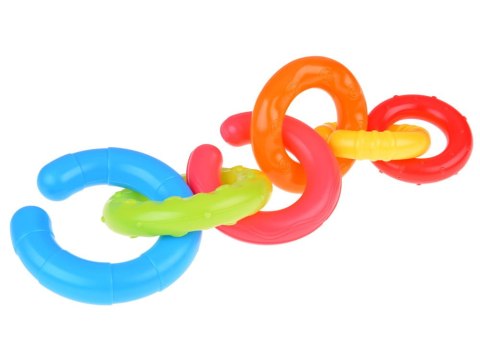 Piramida sensoryczna kolorowe krążki do układania dla dzieci