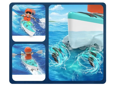 Podświetlany Kajak z Wioślarz Zdalnie Sterowana Przygoda na Wodzie