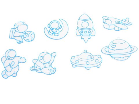 Powiększony Zestaw kreatywny do tworzenia breloczków Zrób to Sam