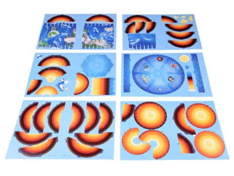 Puzzle 3D Planeta Ziemia 50 elementów struktura Ziemia