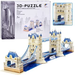 Puzzle 3D Tower Bridge 120-elementów Puzzle przestrzenne Londyn