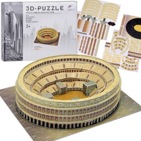 Puzzle 3D rzymskie Koloseum 84-elementy Puzzle przestrzenne