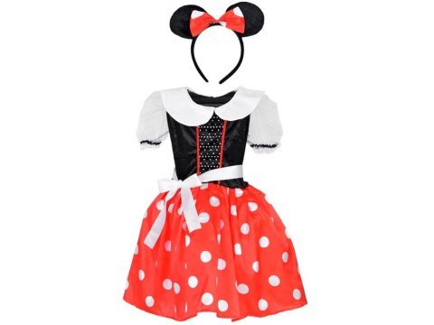 Uroczy Kostium Strój Myszki Minnie dla Dziewczynki przebranie L/XL