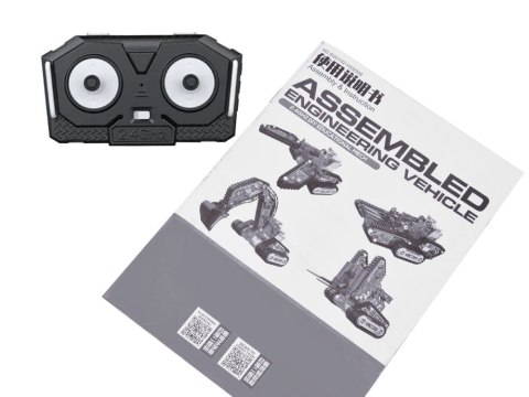 Zestaw 4w1 do składania Maszyny budowlane Zdalnie sterowane 176-elementy