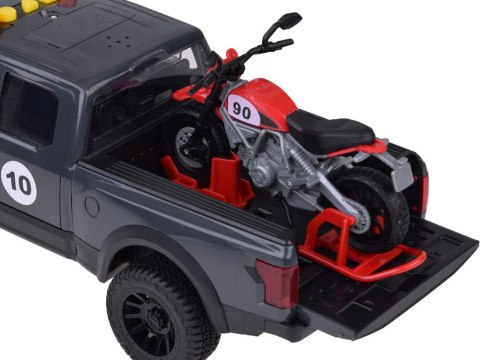 Zestaw Auto Pickup i motocykl Dźwięk Światło + otwierane drzwi