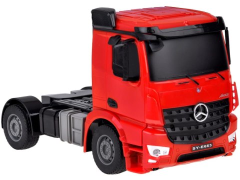 Zestaw na pilota Mercedes Ciężarówka + Naczepa Koparka w skali 1:26