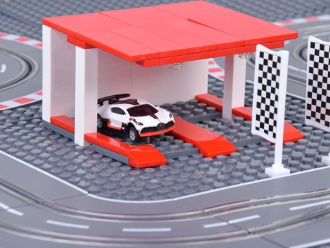 Bugatti Wyścigowy Tor z Klocków 2 Auta na Pilota! Super zabawa