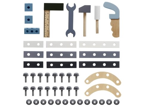 Duży Drewniany Warsztat Zestaw Narzędzi dla Dzieci