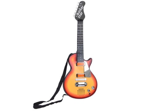 Gitara elektryczna zabawka dla dziecka melodie światło + pasek