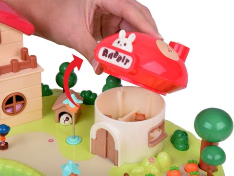 Interaktywny Magnetyczny Domek z Ruchomymi Elementami