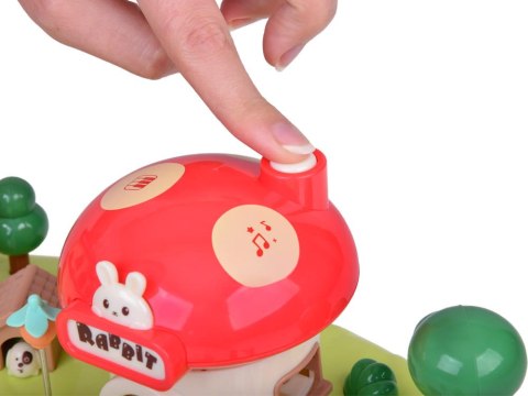 Interaktywny Magnetyczny Domek z Ruchomymi Elementami