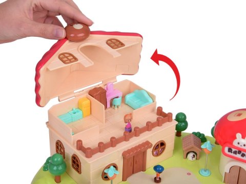 Interaktywny Magnetyczny Domek z Ruchomymi Elementami