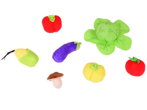 Koszyk z warzywami Miękkie Pluszowe Warzywa Zabawa Sklep Gotowanie