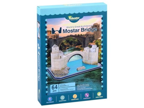 Puzzle 3D Stary Most Mostar 64 elementy