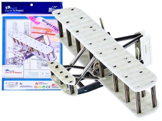 Puzzle 3D samolot braci Wright Flyer 51 ele