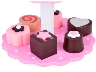 Uroczy Drewniany zestaw Patera z Ciasteczkami zabawa w cukiernika