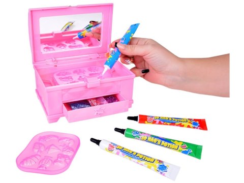 Zestaw kreatywny do robienia biżuterii koraliki Magiczne światło