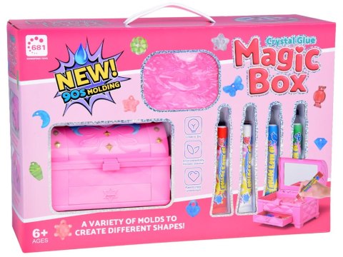 Zestaw kreatywny do robienia biżuterii koraliki Magiczne światło