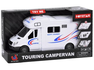 Auto Kempingowe Podróżne Kamper światło dźwięk Otwierane drzwi dach