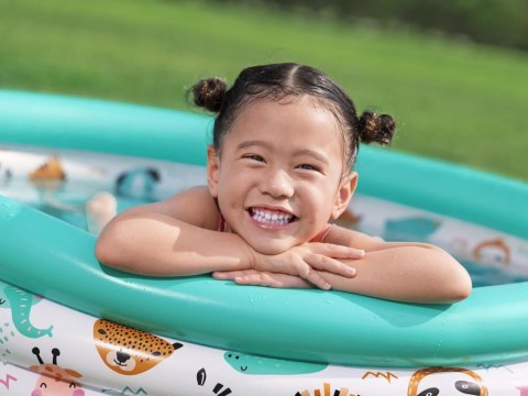 Dmuchany basen brodzik dla dzieci ZWIERZĄTKA Z SAFARI 122cm Bestway 51226