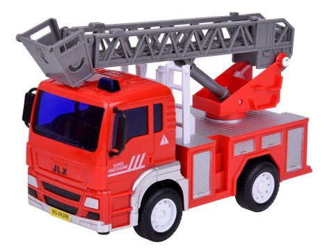 Duży zestaw Pojazdy strażackie z dźwiękiem + Kask Straż Pożarna