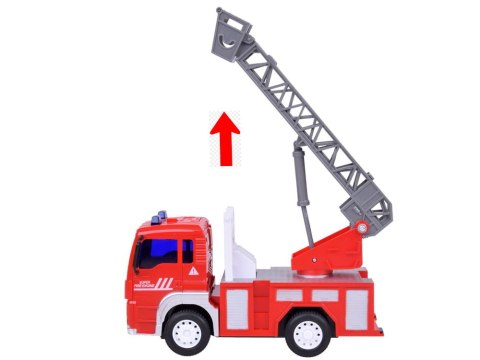 Duży zestaw Pojazdy strażackie z dźwiękiem + Kask Straż Pożarna